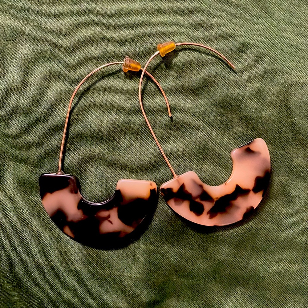 Chetah print earrings